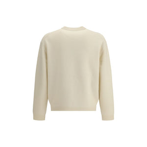 Maison Kitsuné Cream Wool Sweatshirt