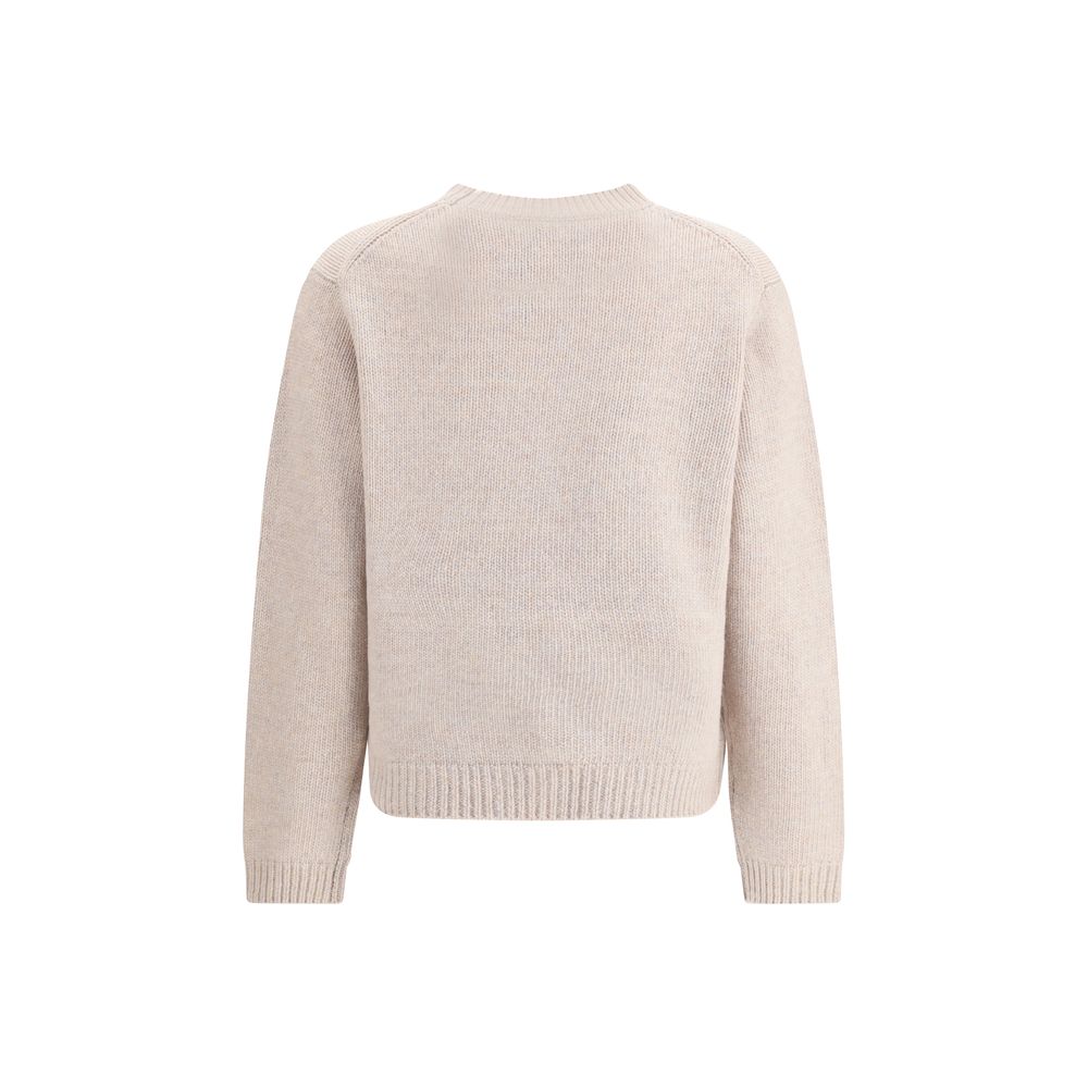 Maison Kitsuné Cream Merino Wool Sweatshirt