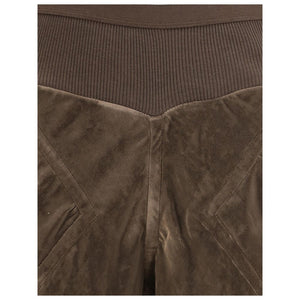 Rick Owens Brown Viscose Casual Pants