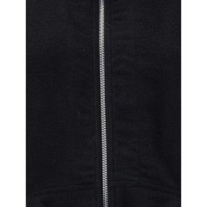 Rick Owens Black Fleece Wool Biker Jacket