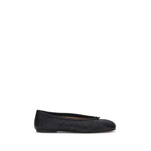 Margiela Black Lamb Ovis Aries Aries Ballet Flats