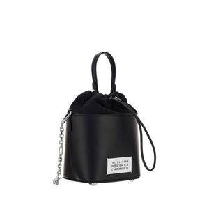 Margiela Black Calf Leather Bos Taurus Shoulder Bag