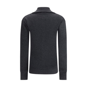 Lemaire Gray Wool Cardigan