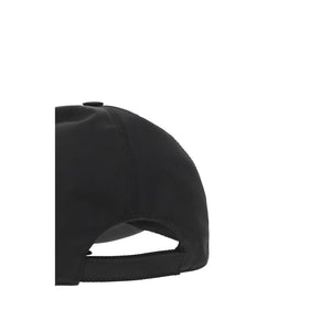 Prada Black Polyamide Cap (Baseball Hat)