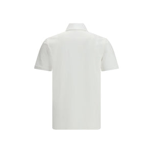 Givenchy White Cotton Polo Shirt