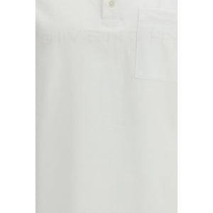 Givenchy White Cotton Polo Shirt