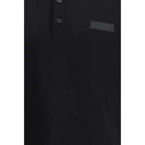 Givenchy Black Cotton Polo Shirt