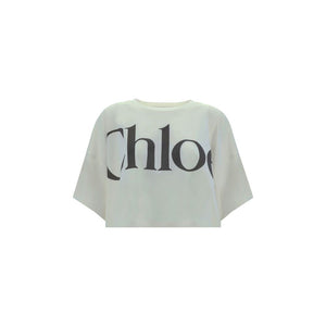 Chloé White Cotton T-Shirt