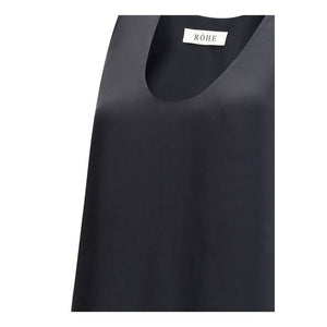 Rohe Black Silk Casual Dress