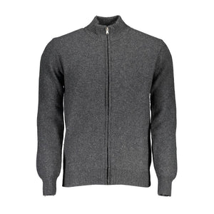North Sails Grigio Wool Men Cardigan