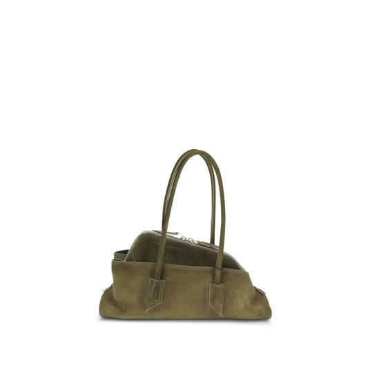 The Attico Green Calf Leather Bos Taurus Shoulder Bag