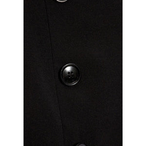 Alaïa Black Elastane Midi Skirt