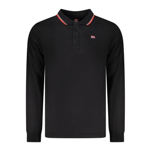 Norway 1963 Black Cotton Men Polo Shirt