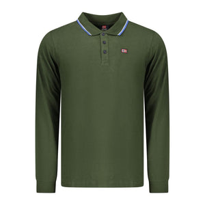 Norway 1963 Green Cotton Men Polo Shirt