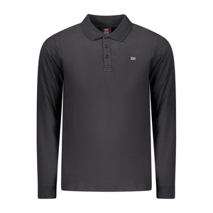 Norway 1963 Black Cotton Men Polo Shirt