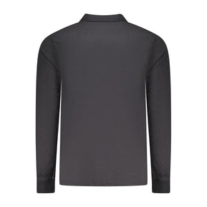 Norway 1963 Black Cotton Men Polo Shirt