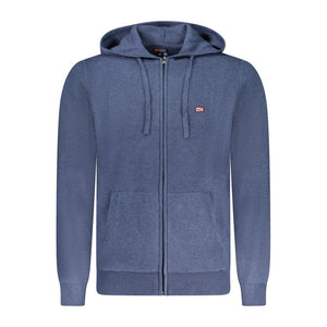 Norway 1963 Blue Polyester Men Cardigan