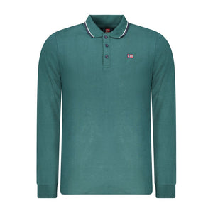 Norway 1963 Green Cotton Men Polo Shirt