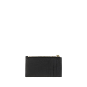 Saint Laurent Black Calf Leather Bos Taurus Wallet