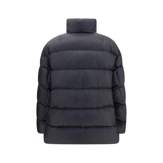 MONCLER x EDWARD ENNINFUL Black Polyamide Coat