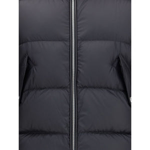 MONCLER x EDWARD ENNINFUL Black Polyamide Coat