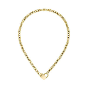 Hugo Boss Gold Stainless Steel Necklace