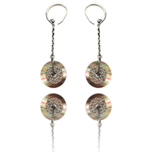 GC Silver Stainless Steel Earrings