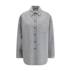 Max Mara Gray Wool Shirt