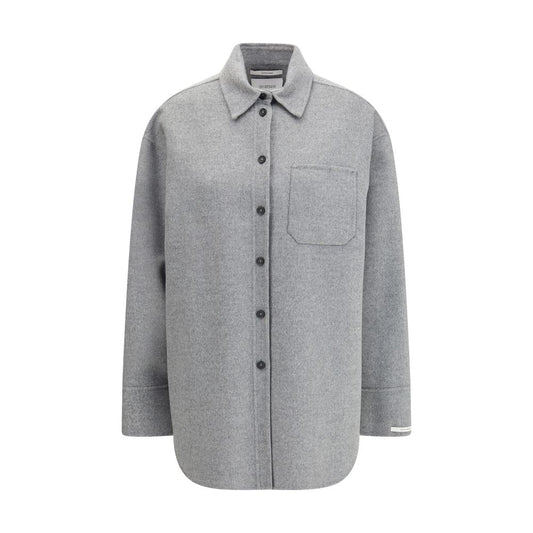 Max Mara Gray Wool Shirt