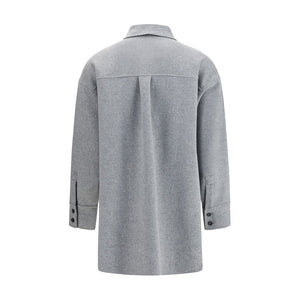 Max Mara Gray Wool Shirt