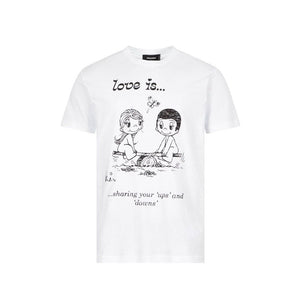 Dsquared² White Cotton T-Shirt