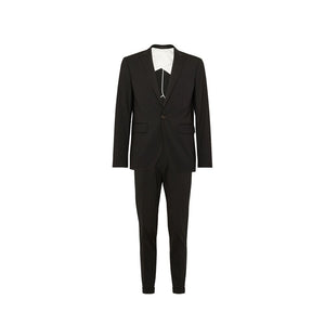 Dsquared² Black Elastane Two-Piece Suit