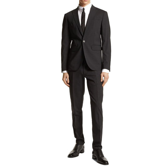 Dsquared² Black Elastane Two-Piece Suit