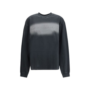 Alexander Wang Black Cotton Sweatshirt