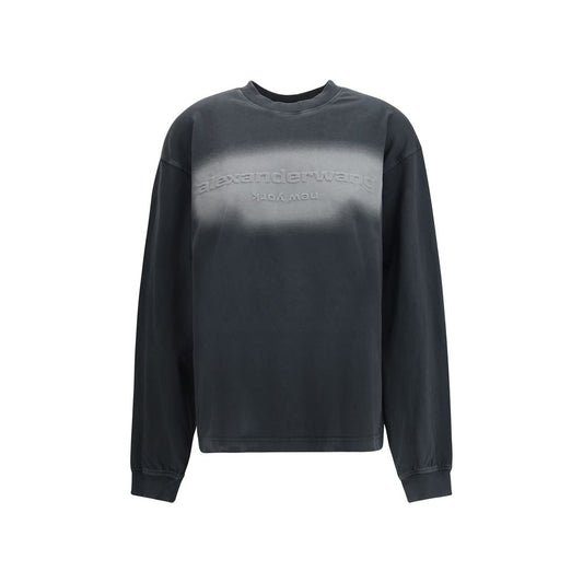 Alexander Wang Black Cotton Sweatshirt