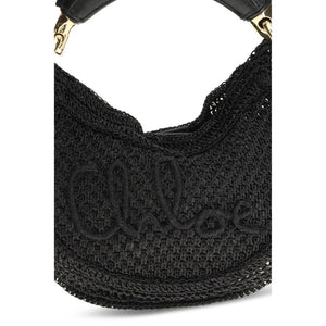 Chloé Black Viscose Shoulder Bag