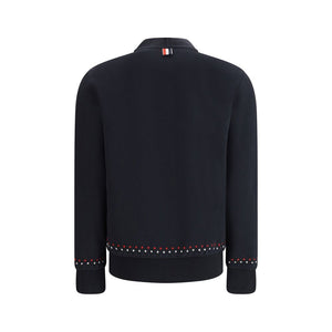 Thom Browne Black Cotton Cardigan