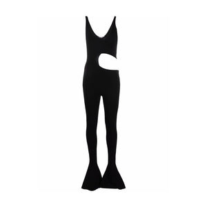 Stella McCartney Black Viscose Jumpsuit