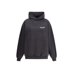 Balenciaga Black Cotton Sweatshirt