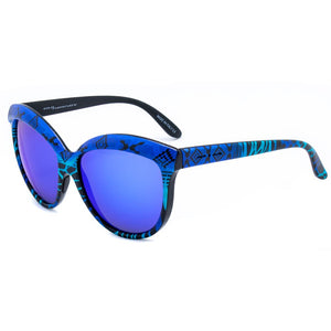 Italia Independent Blue Acetate Sunglasses
