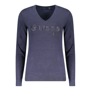 Guess Jeans Blu Viscose Women Sweater
