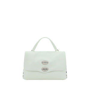 Zanellato White Calf Leather Bos Taurus Shoulder Bag