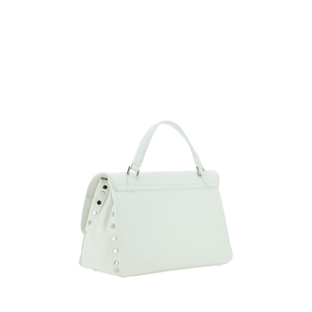 Zanellato White Calf Leather Bos Taurus Shoulder Bag