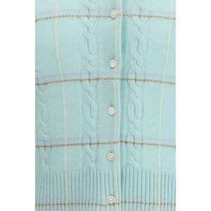 Guest in Residence Light Blue Cashmere Cardigan