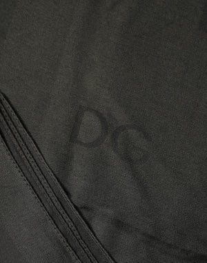 Dolce & Gabbana Black Modal Neck Wrap Men Shawl Men Scarf