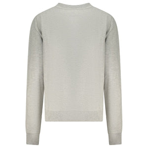 North Sails Grigio Cotton Women Sweatshirt