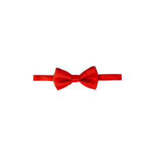 Punto Sella Cravatte Red Silk Bowtie