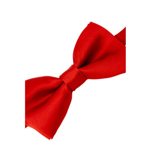 Punto Sella Cravatte Red Silk Bowtie