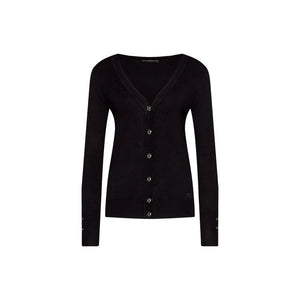 Guess Black Viscose Cardigan