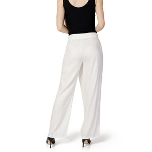 Hanny Deep Cream Cotton Casual Pants
